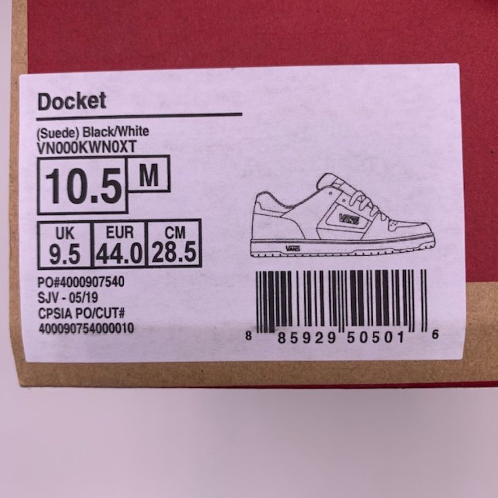 Vans Docket Skate Shoes Suede - Picture 8 of 10